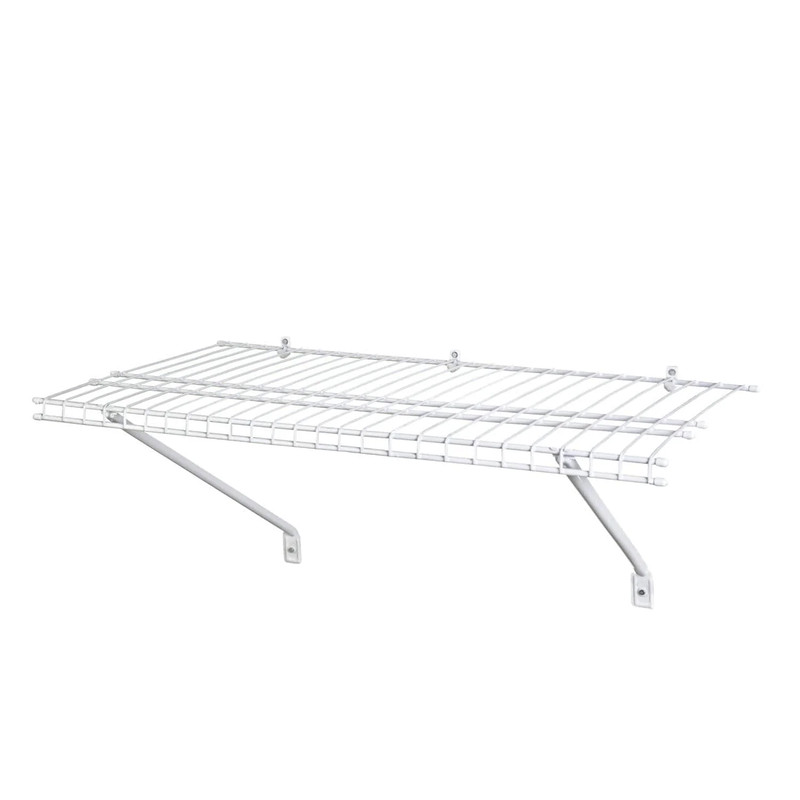 Wire Shelf Kit 24" W x 12" D, White